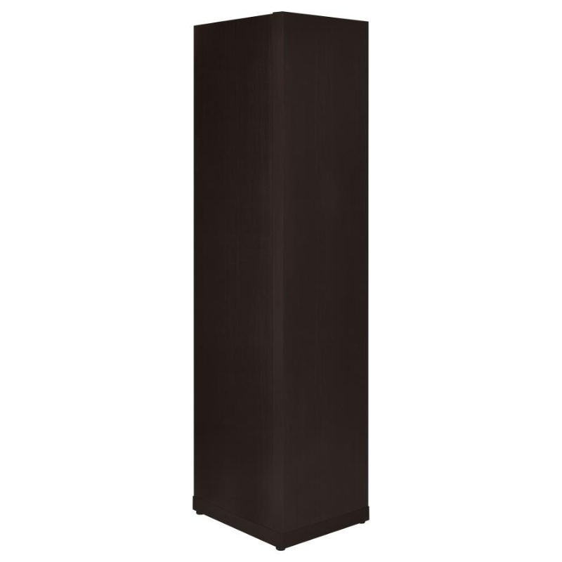Alder 71-inch 6-Shelf Corner Bookcase Cappuccino – 800270