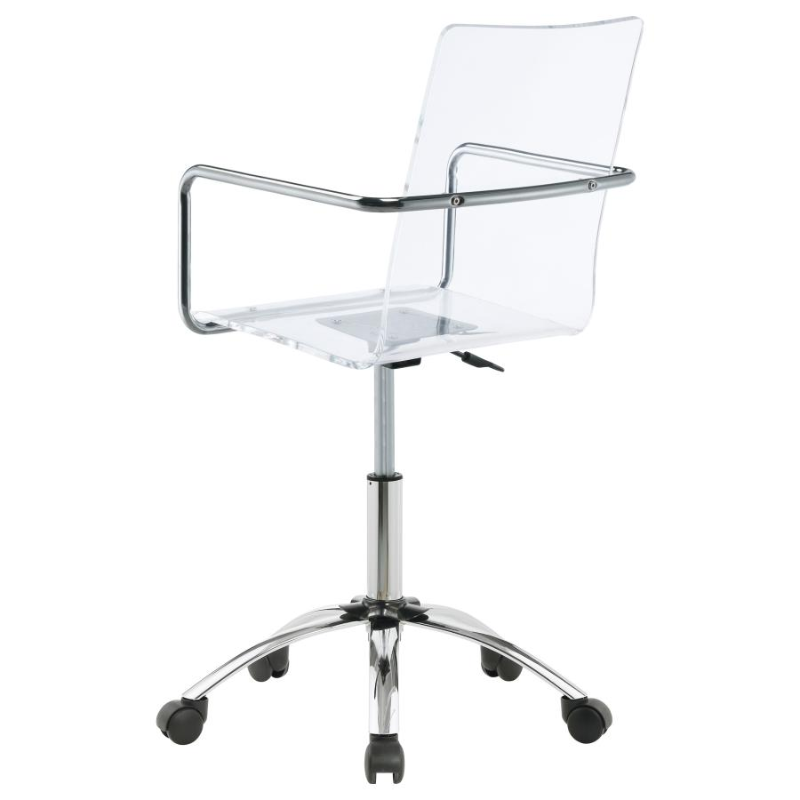 Amaturo Acrylic Adjustable Home Office Desk Chair – 801436
