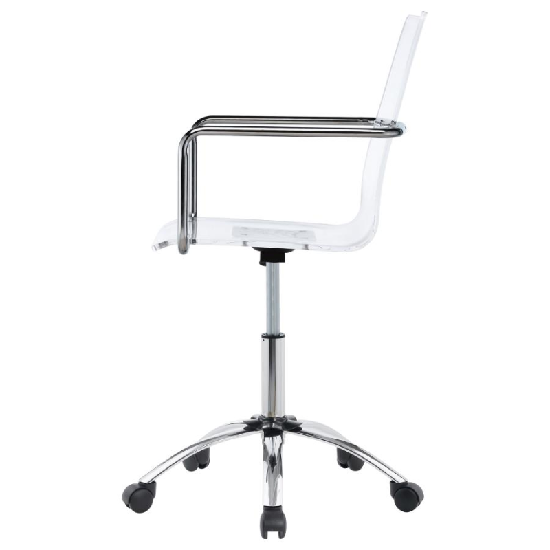 Amaturo Acrylic Adjustable Home Office Desk Chair – 801436