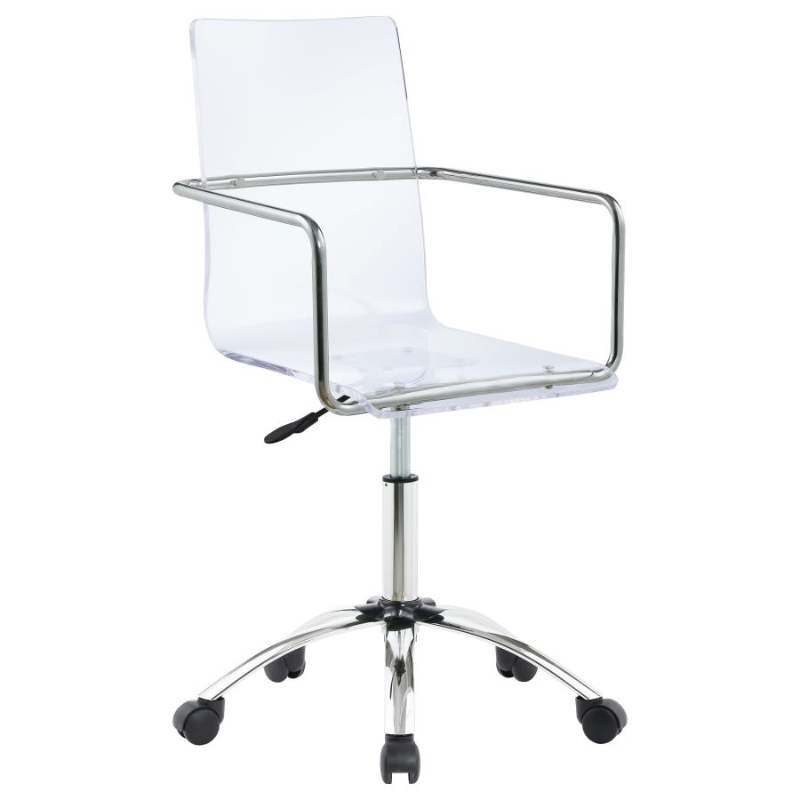 Amaturo Acrylic Adjustable Home Office Desk Chair – 801436