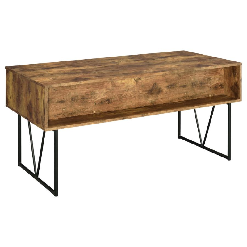 Analiese 63-inch 4-drawer Writing Desk Rustic Nutmeg – 800999