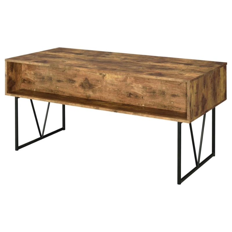 Analiese 63-inch 4-drawer Writing Desk Rustic Nutmeg – 800999