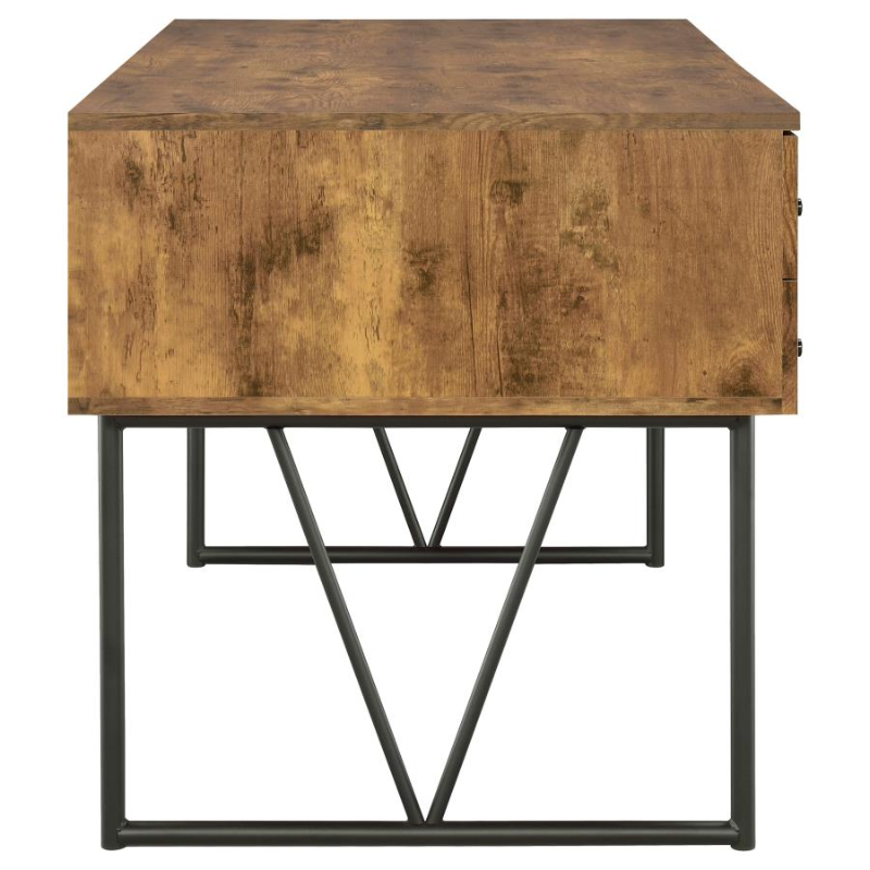 Analiese 63-inch 4-drawer Writing Desk Rustic Nutmeg – 800999