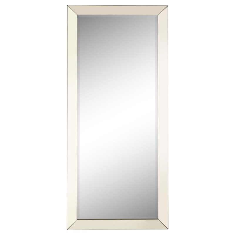 Barnett 30x70 Inch Full Length Floor or Wall Mirror Silver- 901813