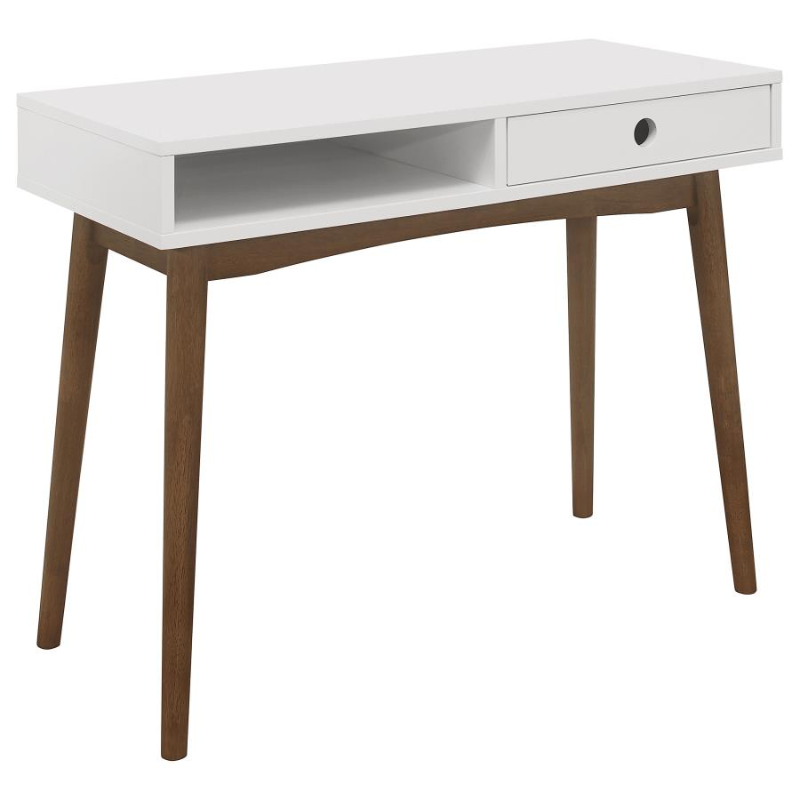 Bradenton 39-inch 1-Drawer Wood Writing Desk White – 801931