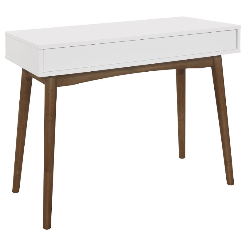 Bradenton 39-inch 1-Drawer Wood Writing Desk White – 801931