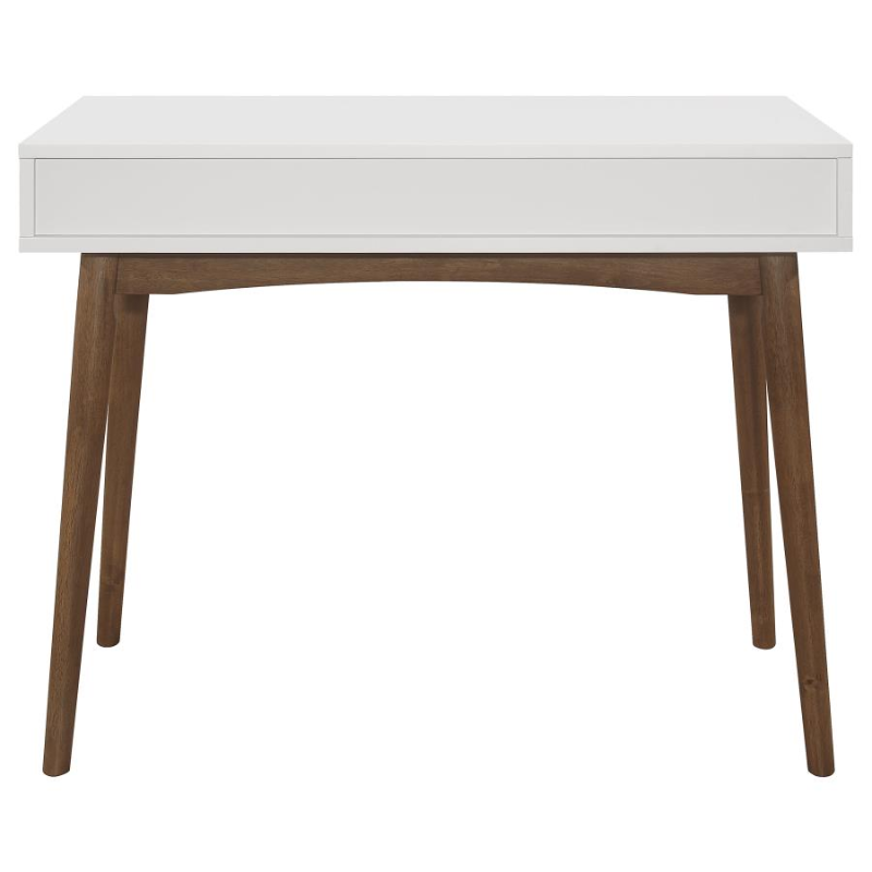 Bradenton 39-inch 1-Drawer Wood Writing Desk White – 801931