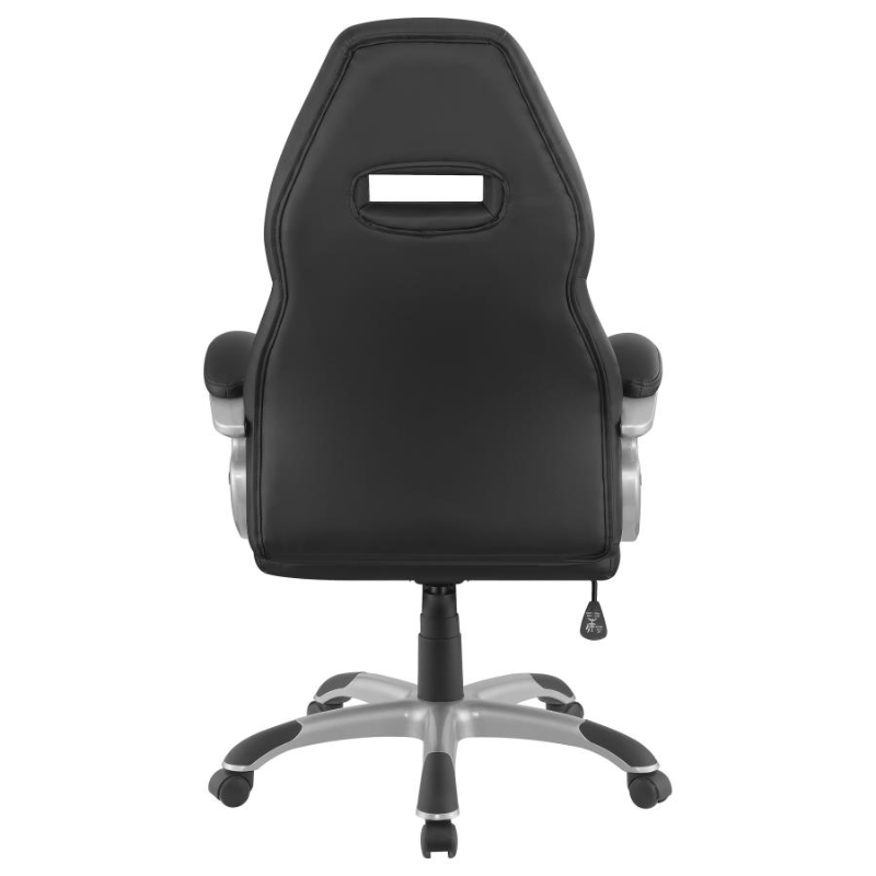 Bruce Upholstered Adjustable Home Office Desk Chair Black – 801296