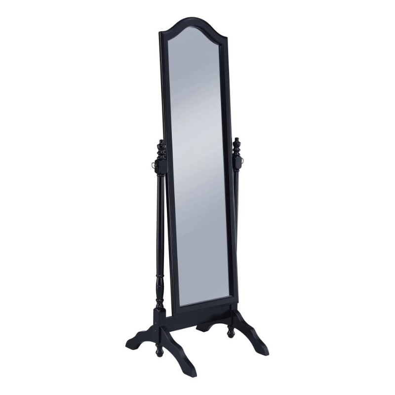 Cabot Adjustable Full-Length Wood Cheval Mirror Black - 950801