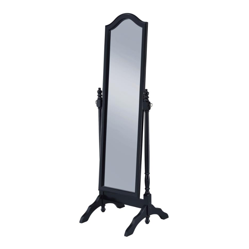 Cabot Adjustable Full-Length Wood Cheval Mirror Black - 950801