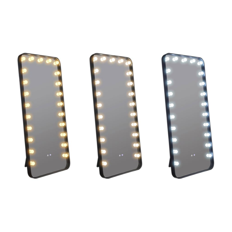 Canton  32x71 Inch LED Standing Mirror with Speakers Black - 961577