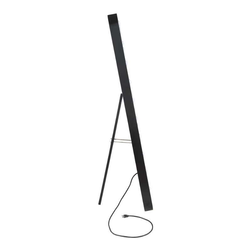 Canton  32x71 Inch LED Standing Mirror with Speakers Black - 961577