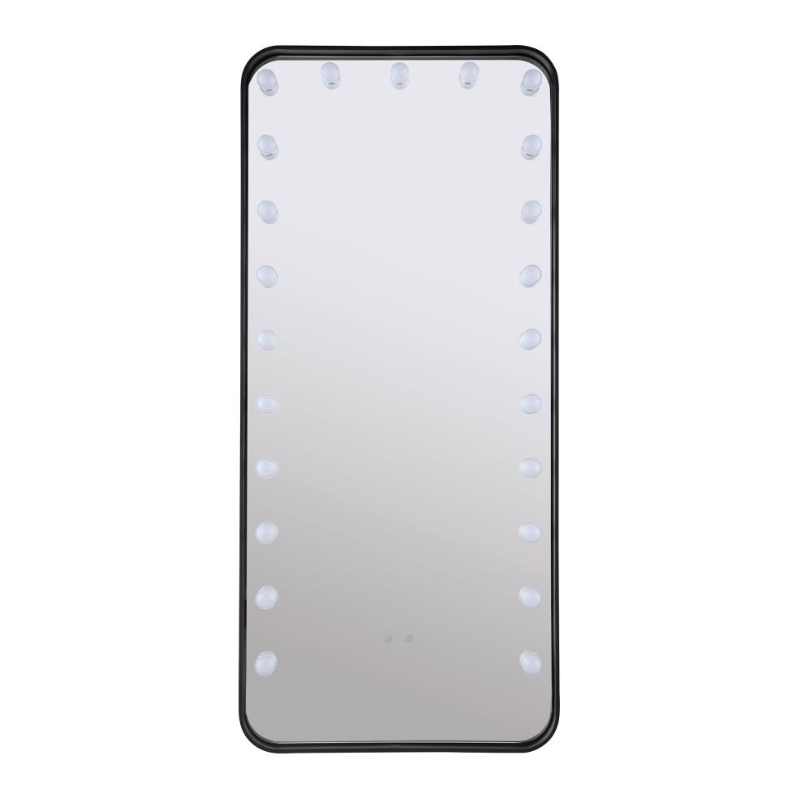 Canton  32x71 Inch LED Standing Mirror with Speakers Black - 961577