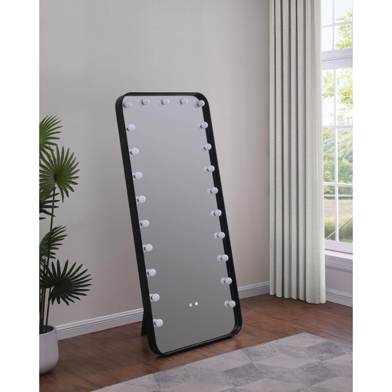 Canton  32x71 Inch LED Standing Mirror with Speakers Black - 961577