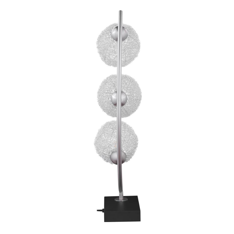 Claudia Woven Spherical Metal Table Lamp Black - 920233