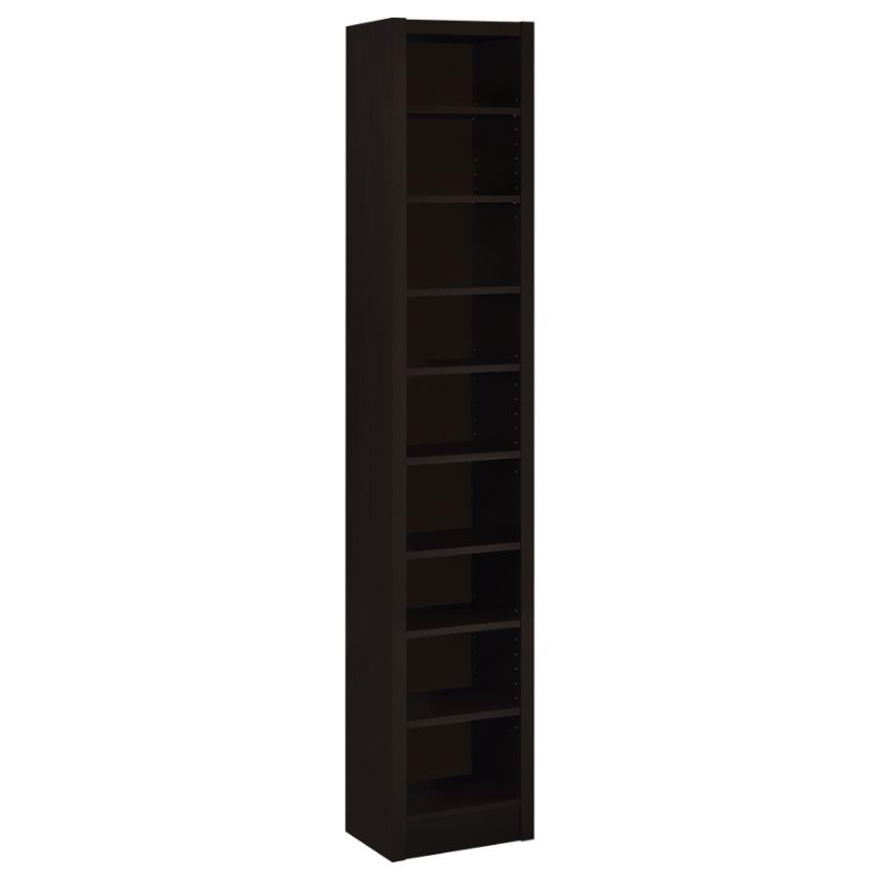 Eliam 71-inch 8-Shelf Bookcase Cappuccino – 800285