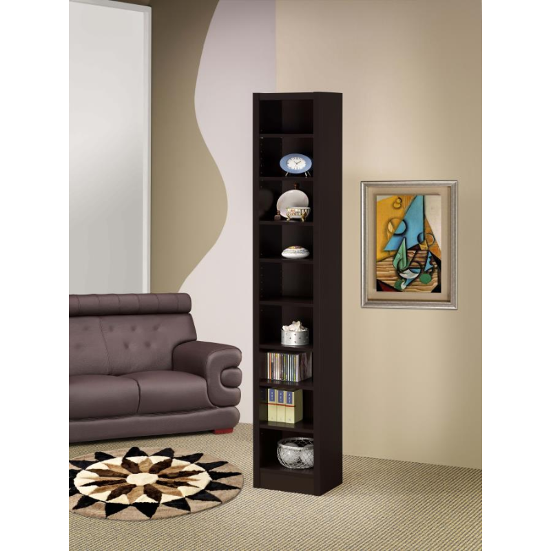 Eliam 71-inch 8-Shelf Bookcase Cappuccino – 800285