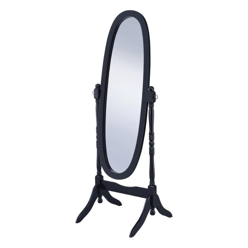 Foyet Adjustable Full-Length Wood Cheval Mirror Black - 950803