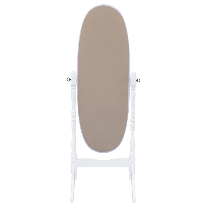 Foyet Adjustable Full-Length Wood Cheval Mirror White - 950802