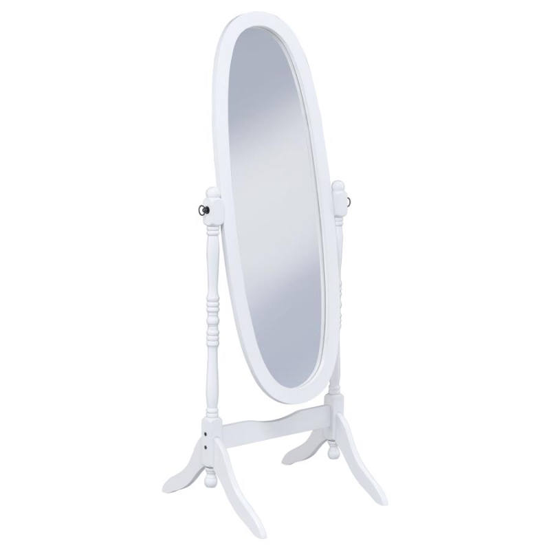 Foyet Adjustable Full-Length Wood Cheval Mirror White - 950802