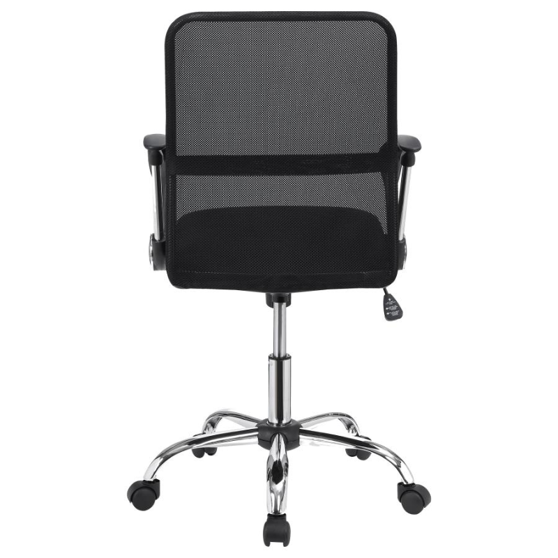 Gerta Upholstered Adjustable Mesh Office Desk Chair Black – 801319