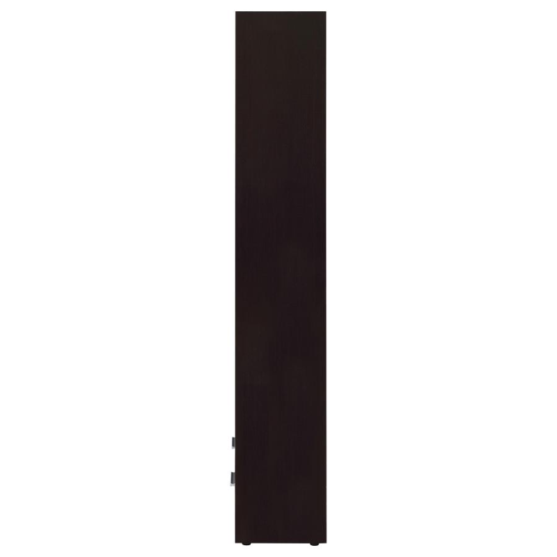 Skylar 71-inch 5-Shelf Bookcase with Drawer Cappuccino – 800905