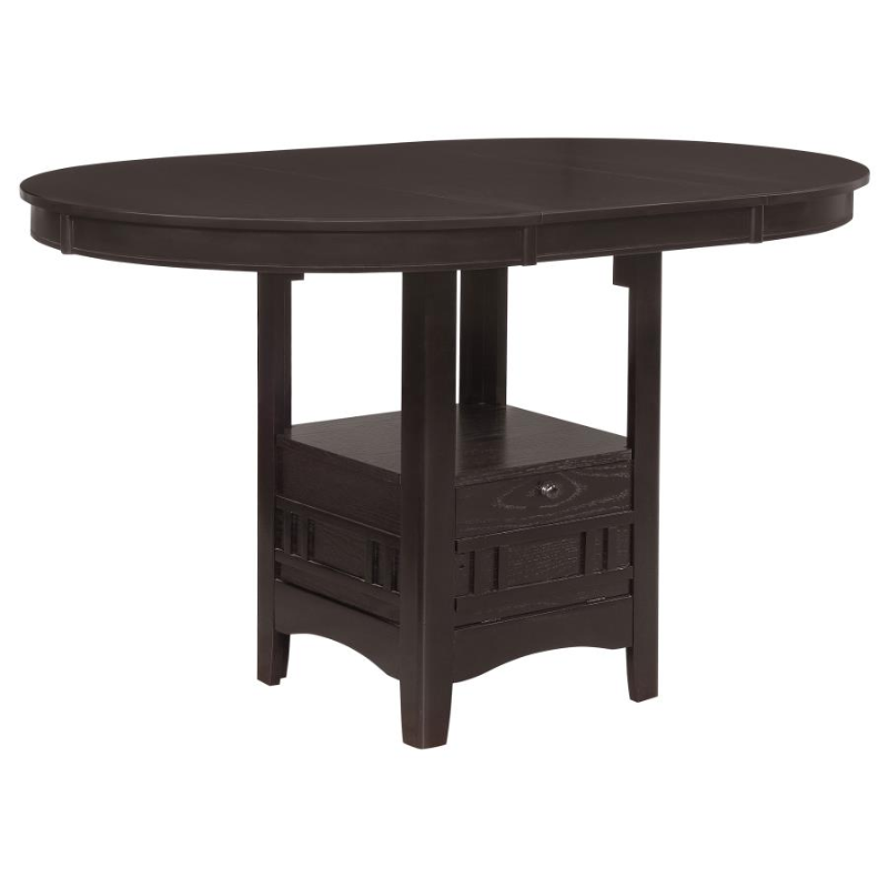 Lavon 5-Piece Oval Counter Height Dining Set Espresso – 102888-S5