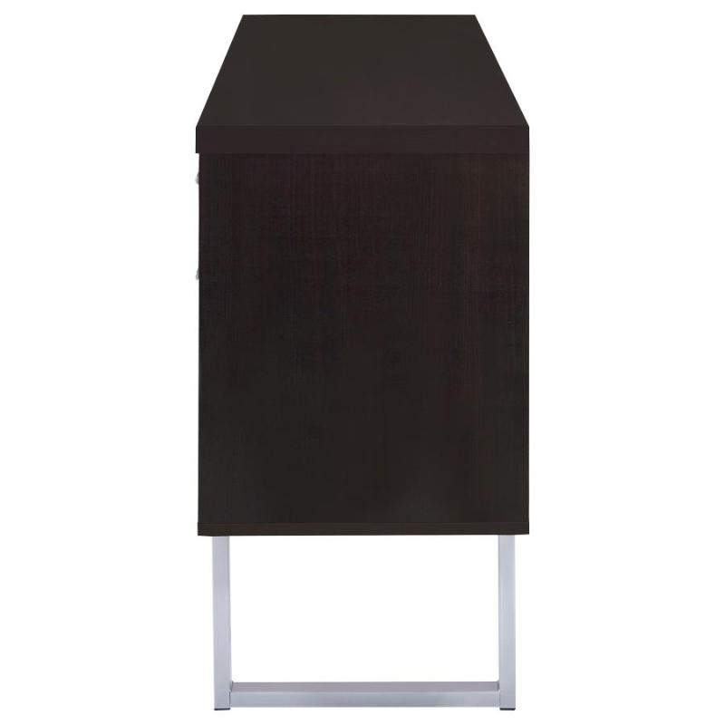 Lawtey 5-Drawer Home Office Storage Credenza Cappuccino – 801522