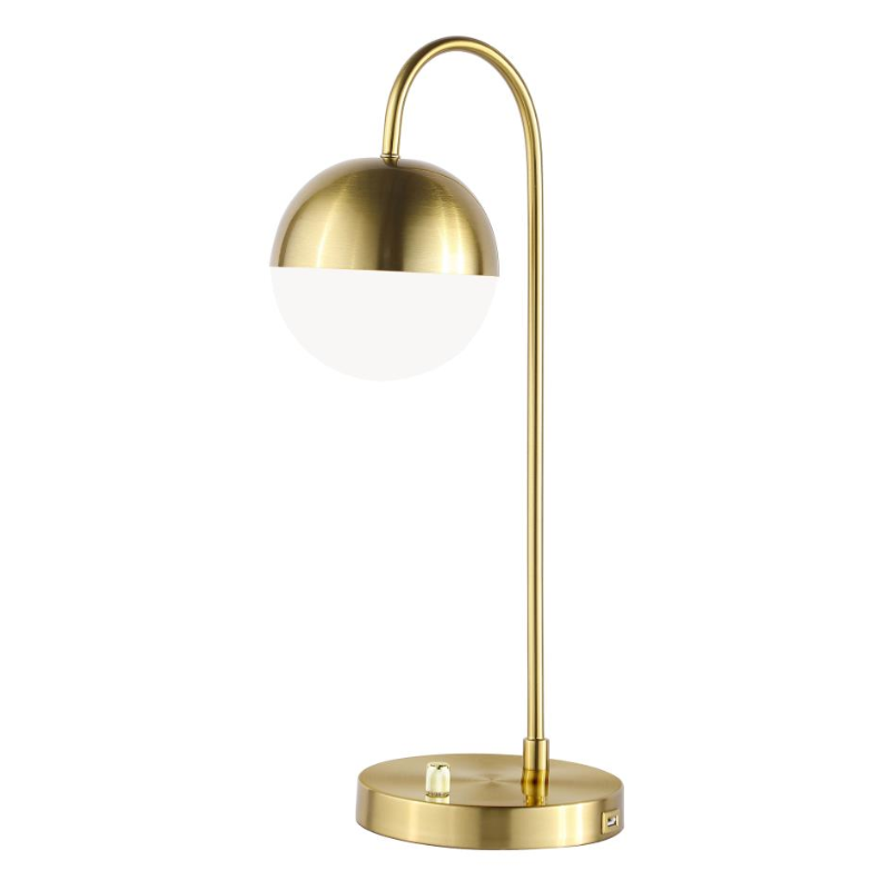 Merrick Spherical Arched Bedside Table Lamp Gold - 920216