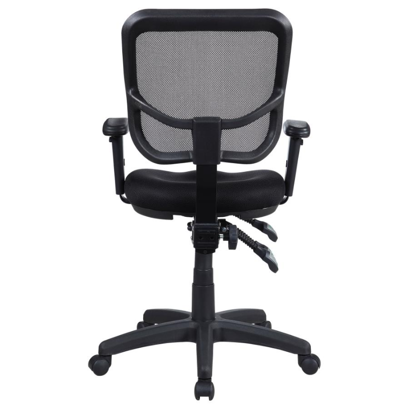 Rollo Upholstered Adjustable Ergonomic Office Chair Black – 800019