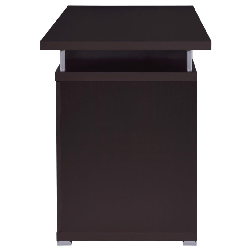 Tracy 55-inch 2-Drawer Office Computer Desk Cappuccino – 800107