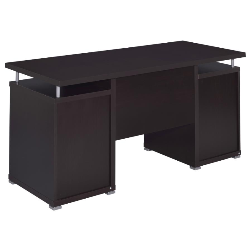 Tracy 55-inch 2-Drawer Office Computer Desk Cappuccino – 800107