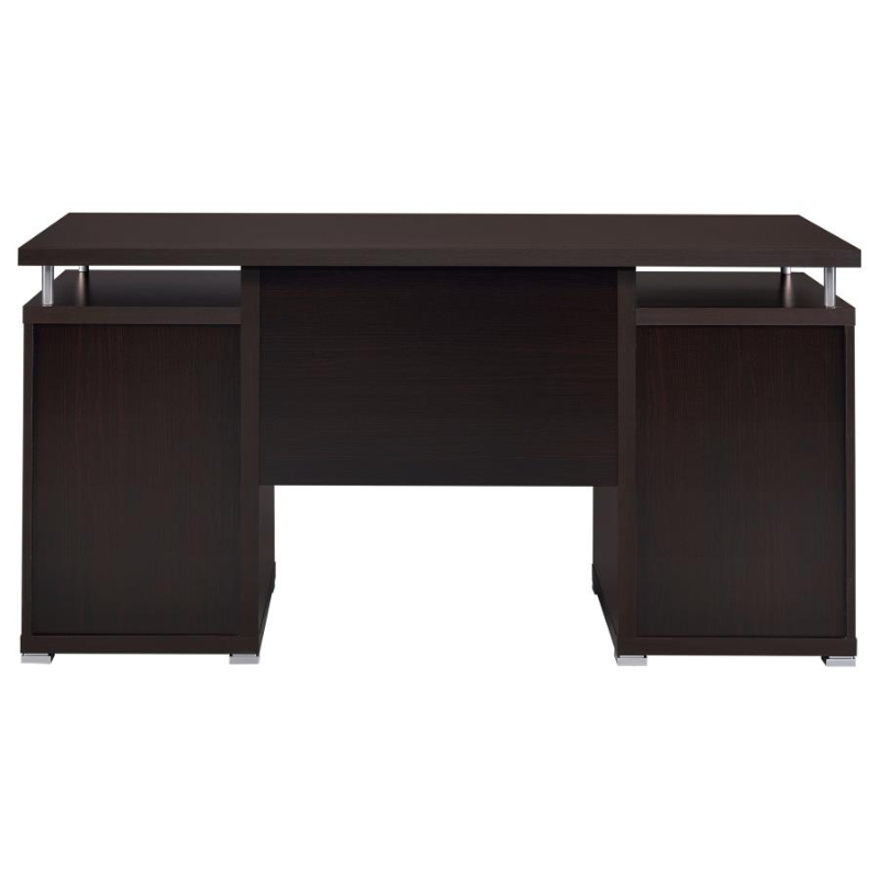 Tracy 55-inch 2-Drawer Office Computer Desk Cappuccino – 800107