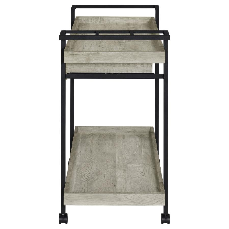 Ventura 1-Drawer Engineered Wood Bar Cart – 181005