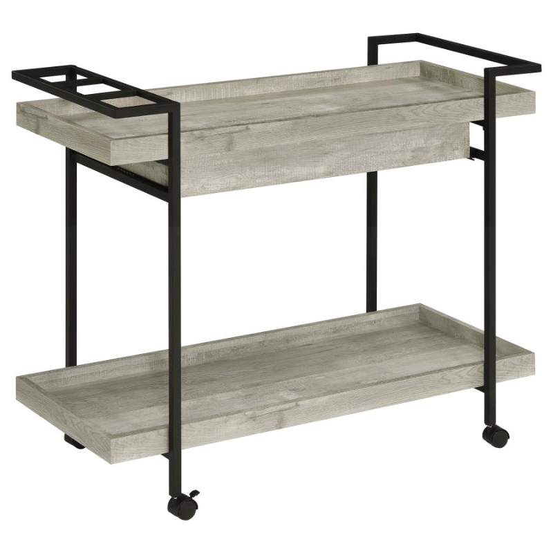 Ventura 1-Drawer Engineered Wood Bar Cart – 181005