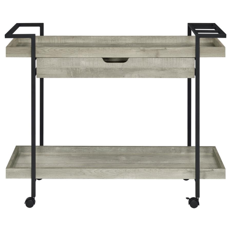 Ventura 1-Drawer Engineered Wood Bar Cart – 181005