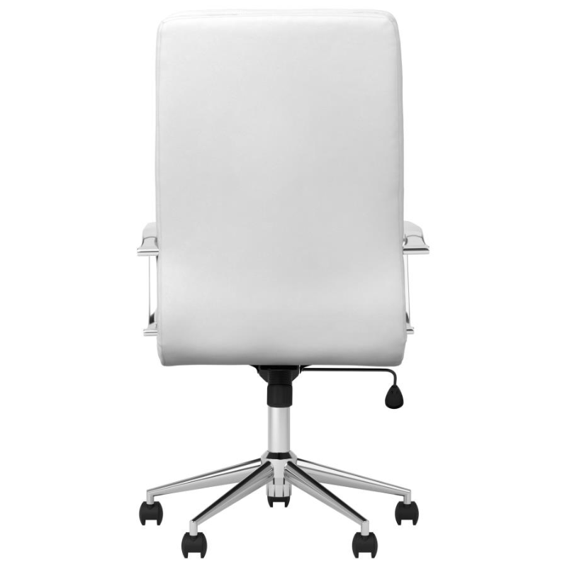 Ximena Upholstered Adjustable High Back Office Chair White – 801746